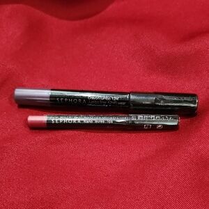 Sephora Purple (28) and Pink (18) Eyeliner Lipliner